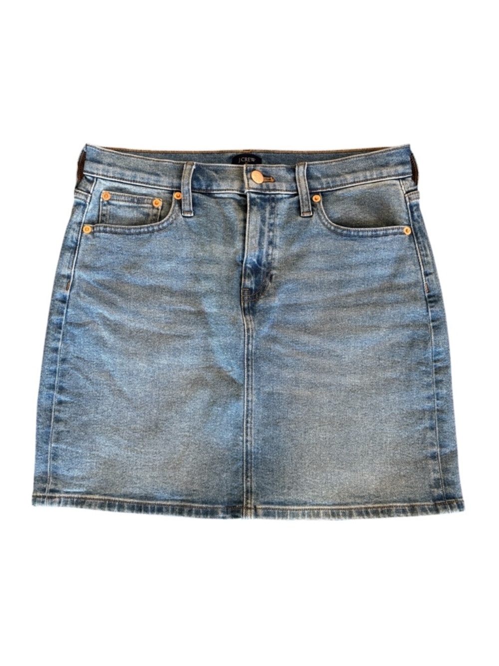 J Crew‎ Factory Blue Denim Jean Skirt Size 2